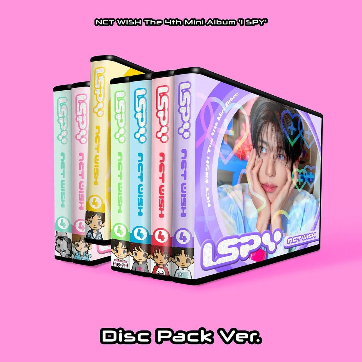 NCT WISH - 4th Mini Album [ I SPY ] (Disc Pack Ver.)
