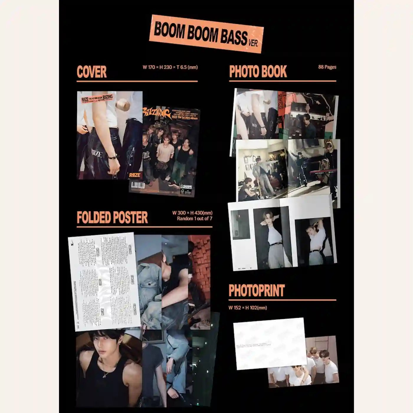 RIIZE – RIIZING BOOM BOOM BAS VER [1st Mini Album]