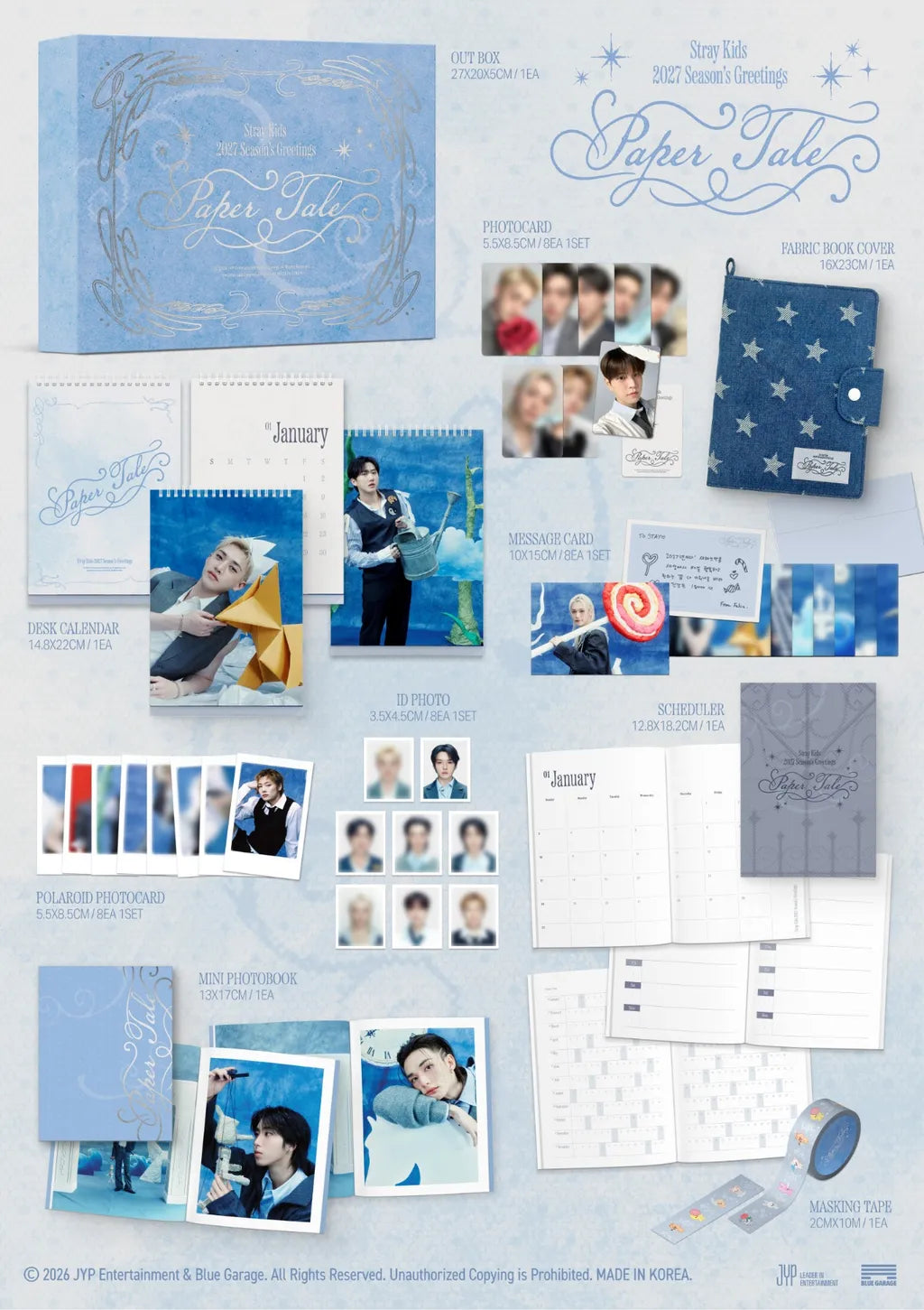 [PRE-ORDER] Stray Kids - 2027 Season's Greetings [Paper Tale]