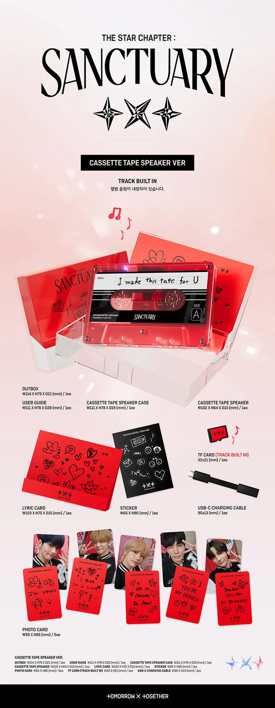 Tomorrow x Together - SANCTUARY (CASSETTE TAPE SPEAKER VER.) LIMITED EDITION