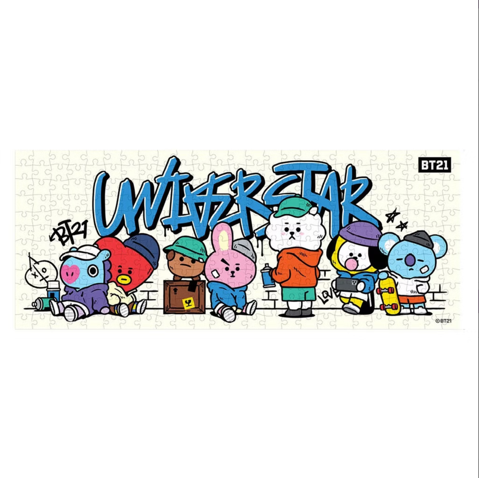 BT21 + jigsaw puzzle 300 pcs (Gravity)