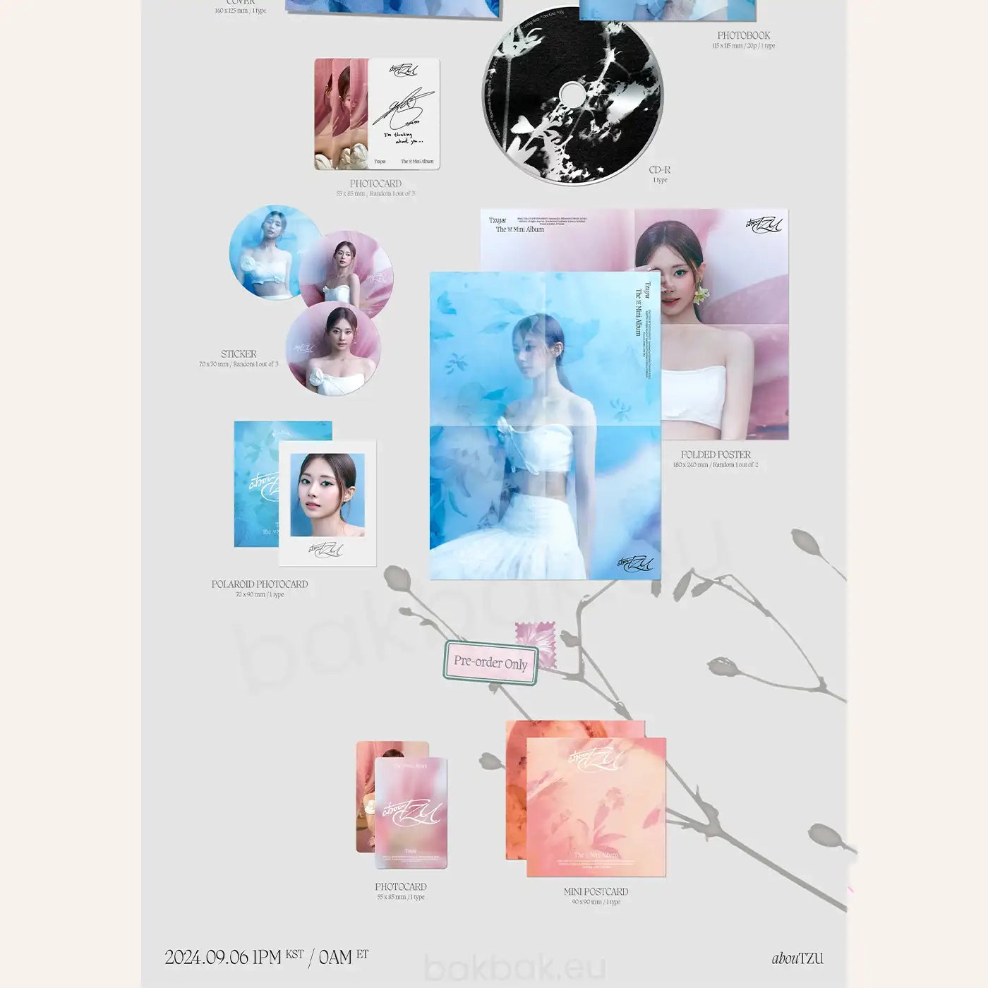 Tzuyu (TWICE) – abouTZU (Digipack ver.) [1st Mini Album]