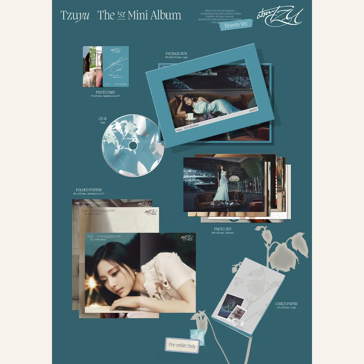 Tzuyu (TWICE) – abouTZU (Heaven ver.) [1st Mini Album]