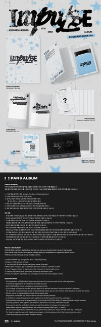 [PRE-ORDER] Xdinary Heroes - MPULSE (POSTCARD BOOK Ver.)