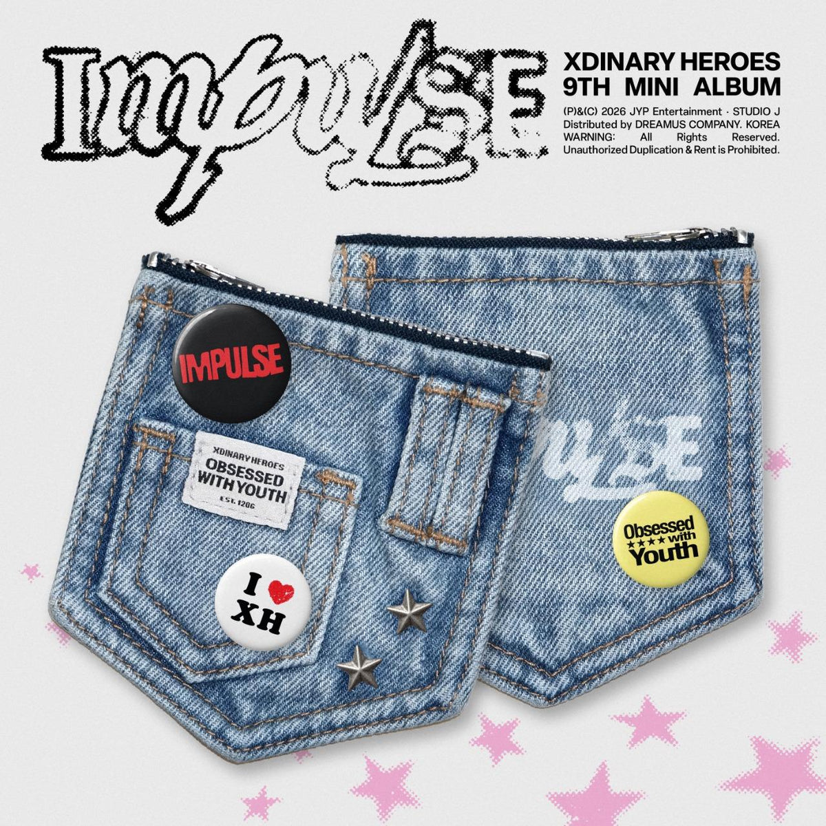 [PRE-ORDER] Xdinary Heroes - MPULSE (DENIM POUCH Ver.)