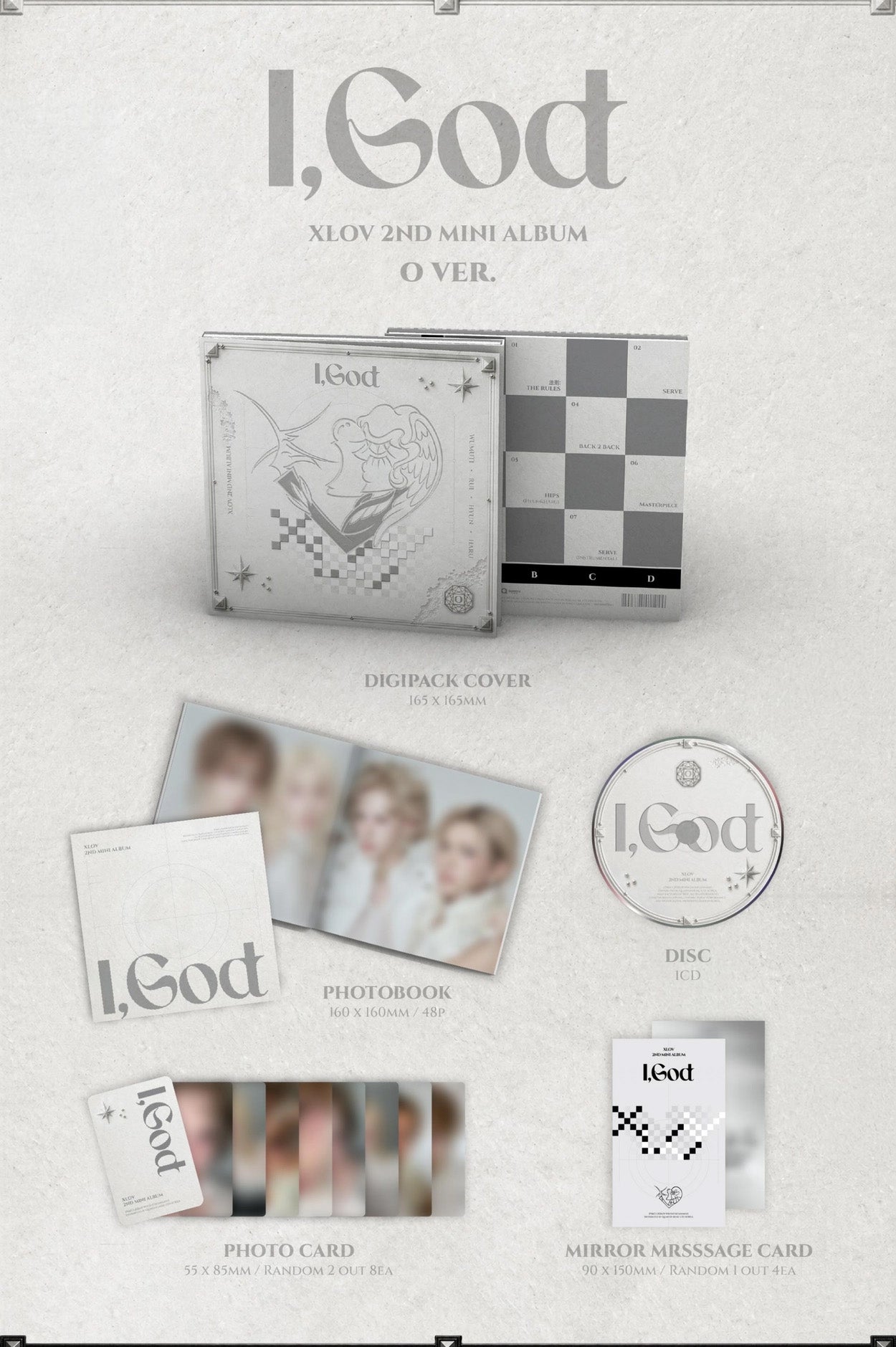 XLOV I,God ハル 直筆サインポラロイド XLOV - I,God (SIGNED ALBUM) – KeaPOP