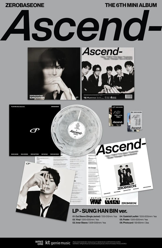 [PRE-ORDER] ZEROBASEONE - Ascend- LP ver. (Limited Edition)