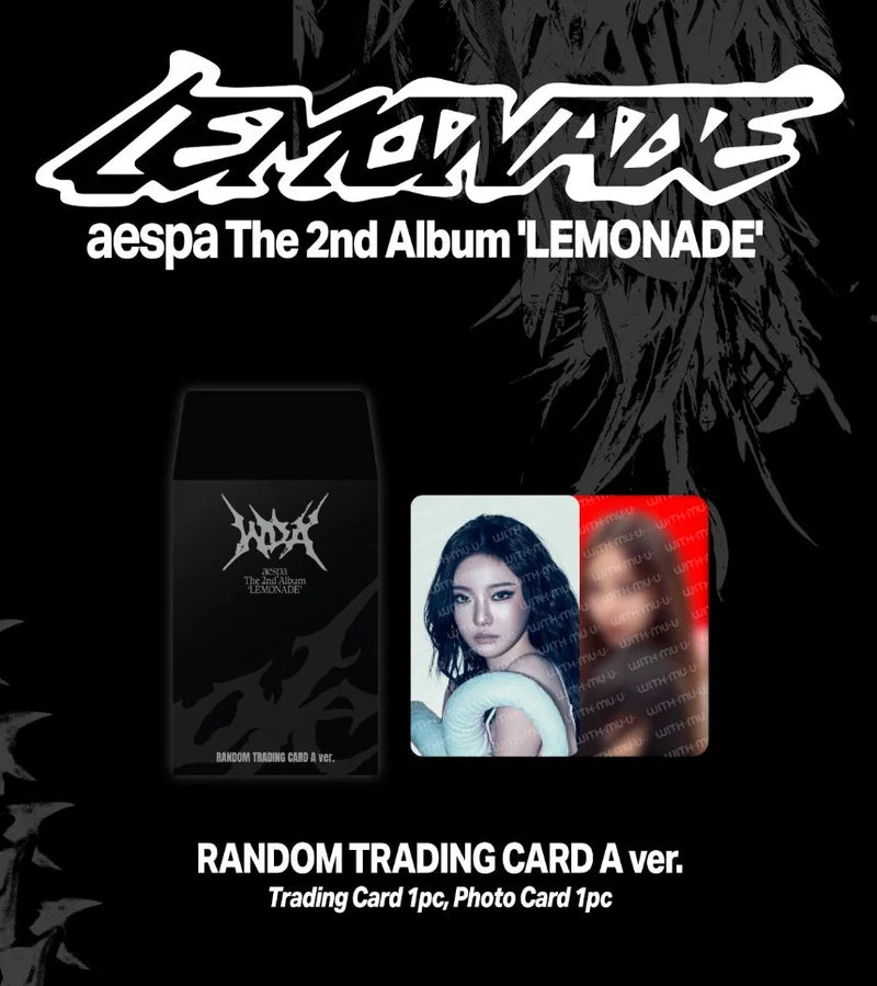 AESPA - LEMONADE MD (Random Trading Card A/B)