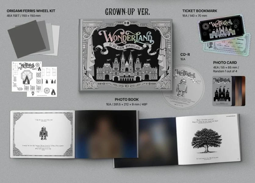 B.I - WONDERLAND (Fairy tale Book ver.) + WITH SPECIAL PHOTOCARD