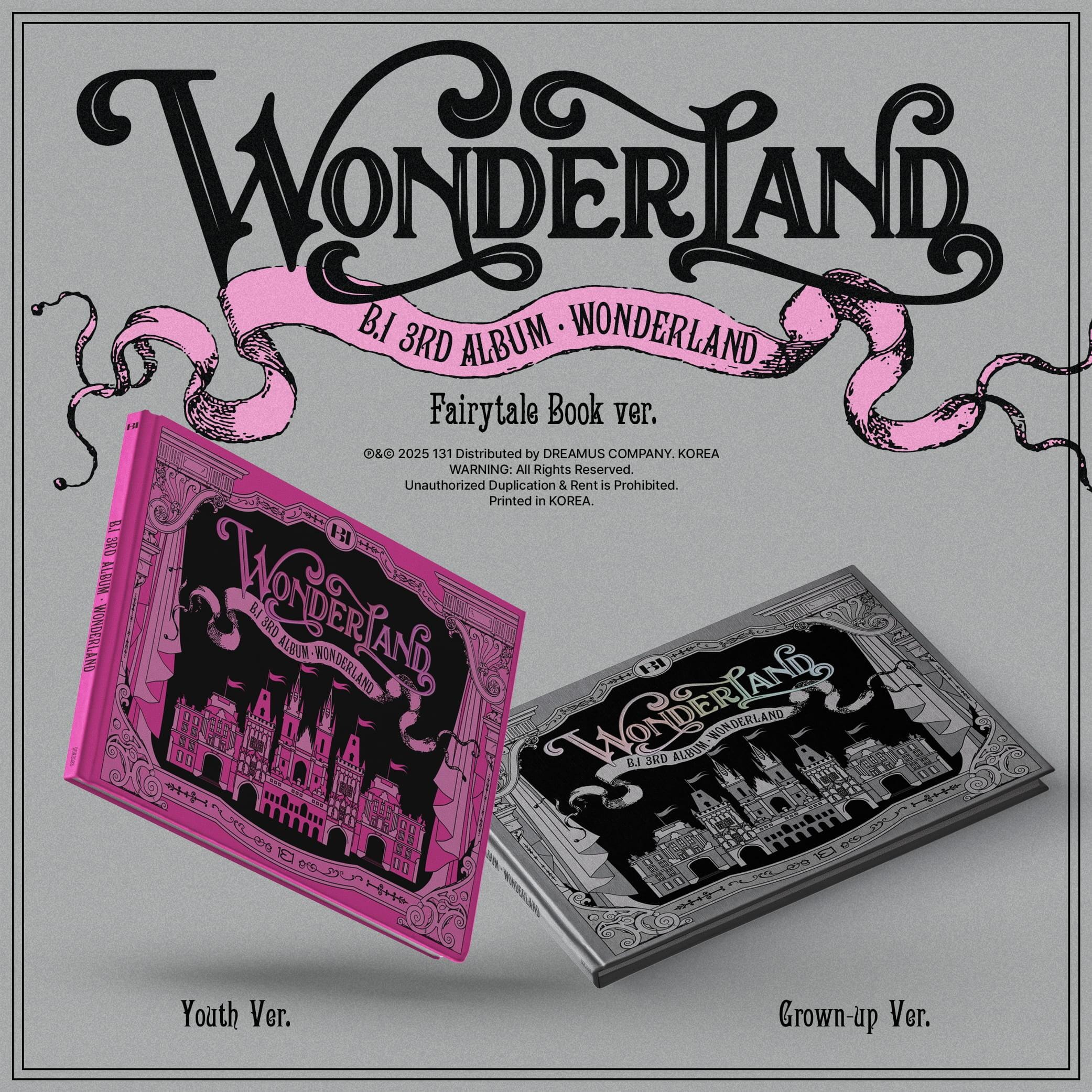 B.I - WONDERLAND (Fairy tale Book ver.) + WITH SPECIAL PHOTOCARD