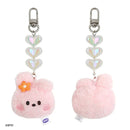 BT21 Beaded Doll Keyring [Face]- COOKY