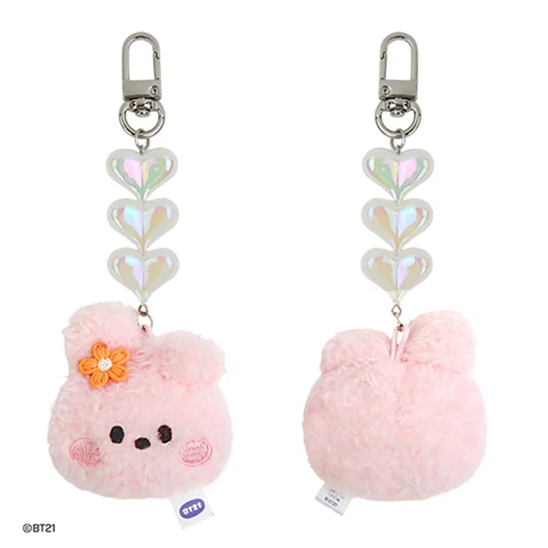 BT21 Beaded Doll Keyring [Face]- COOKY