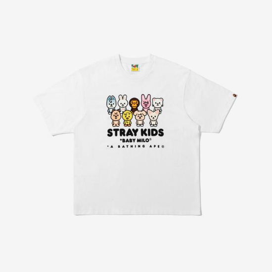 STRAY KIDS X BAPE -  FAMILY BABY MILO TEE
