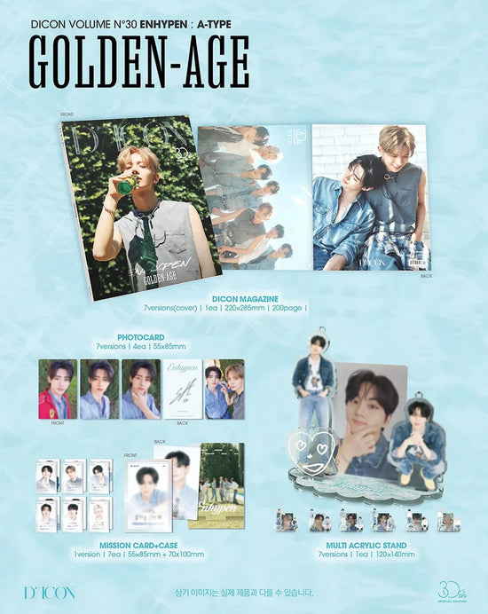 ENHYPEN - DICON MAGAZINE VOLUME Nº30 (GOLDEN AGE)