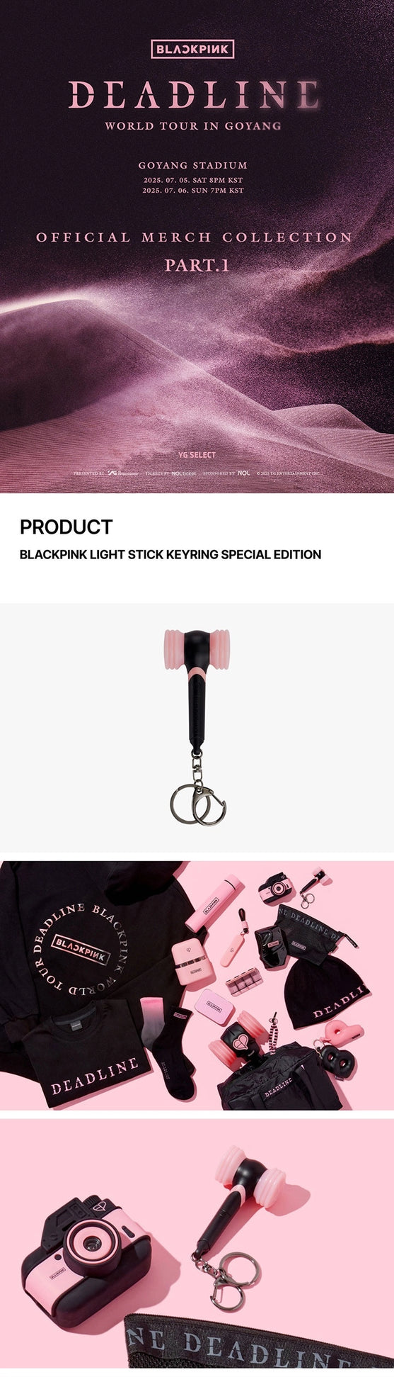 BLACKPINK LIGHT STICK KEYRING SPECIAL EDITION
