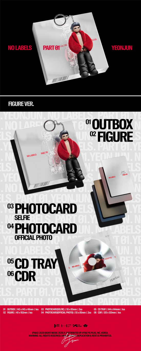 YEONJUN - NO LABELS: PART 01 (Figure Ver.)