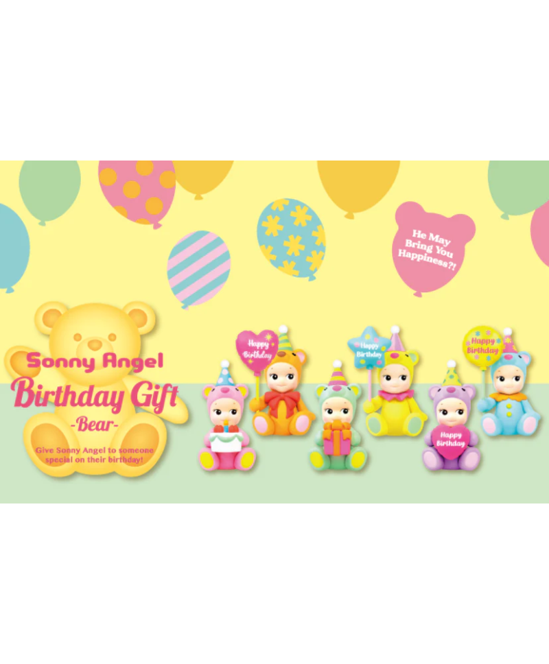Sonny Angel Figurine Birthday Gift Bear series