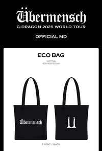 G-DRAGON - ECO BAG - 2025 WORLD TOUR 'ÜBERMENSCH' OFFICIAL MD