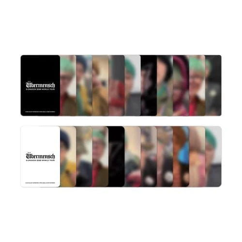 G-DRAGON - PHOTOCARDS PACK - 2025 WORLD TOUR 'ÜBERMENSCH' OFFICIAL MD