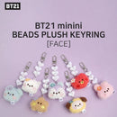 BT21 Beaded Doll Keyring [Face]- SHOOKY