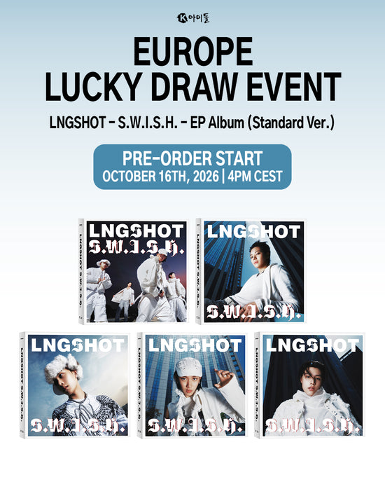 (Pre-Order + EUROPE LUCKY DRAW EVENT) LNGSHOT - S.W.I.S.H. - EP Album