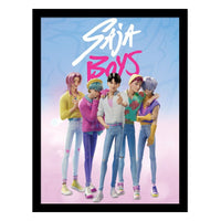 KPOP DEMON HUNTERS SAJA BOY FRAMED PRINT