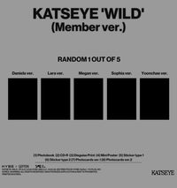 [PRE-ORDER] KATSEYE - WILD (MEMBER VER.)