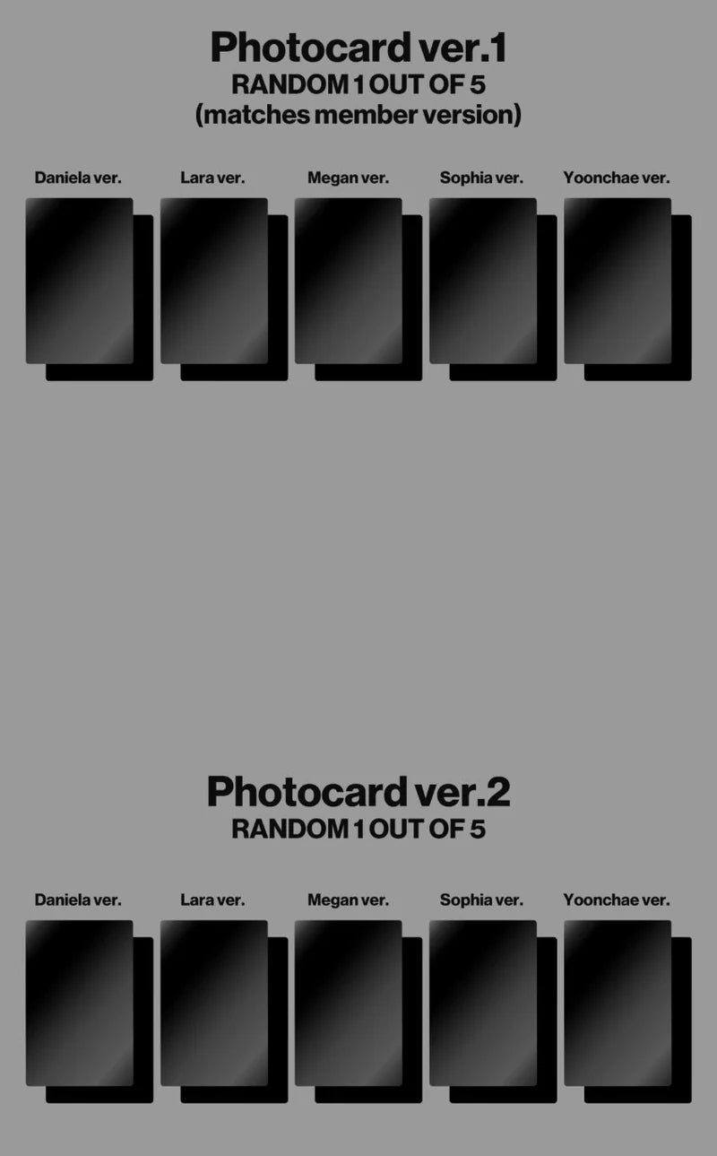 [PRE-ORDER] KATSEYE - WILD (MEMBER VER.)