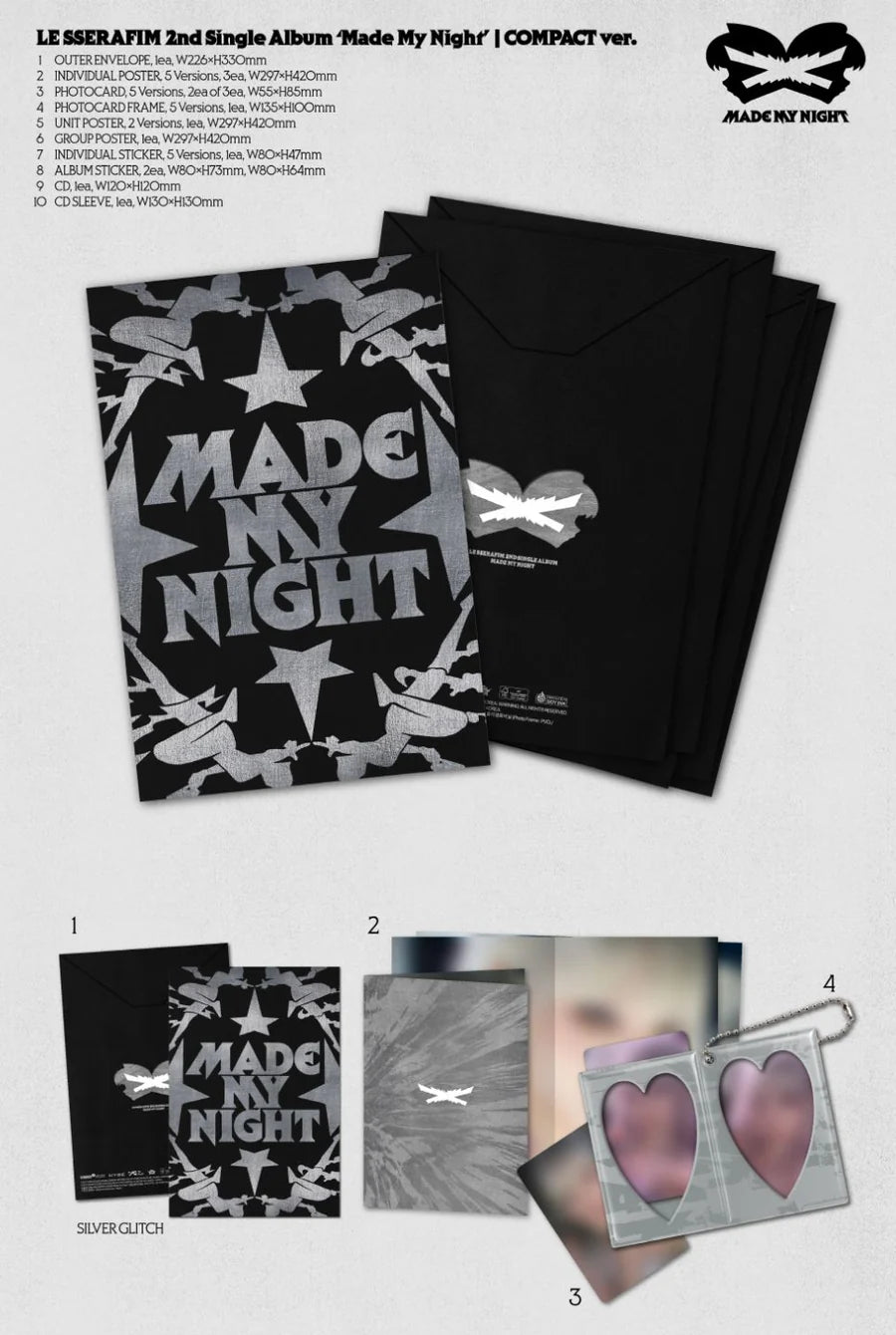 [PRE-ORDER] LE SSERAFIM - MADE MY NIGHT