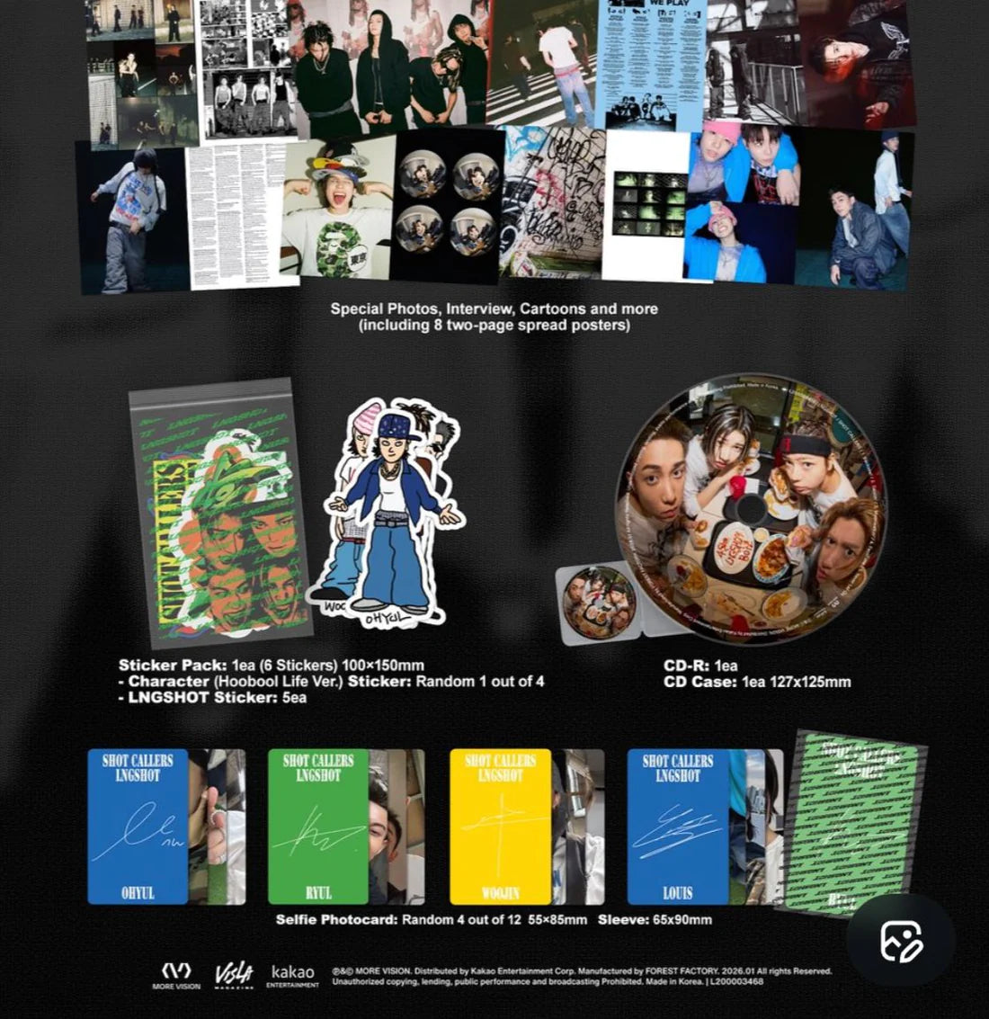 [PRE-ORDER] LNGSHOT - SHOT CALLERS (Magazine Ver.)