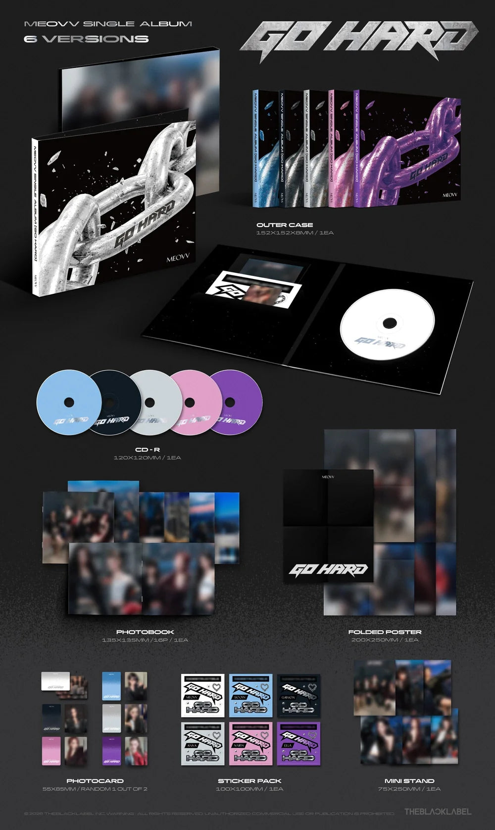 [PRE-ORDER] MEOVV - GO HARD (Standard Ver.)