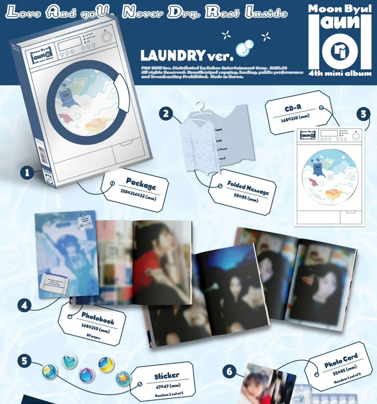 [SIGNED] Moon Byul - laundri - The 4th MINI ALBUM (WITH SPECIAL PHOTOCARD)