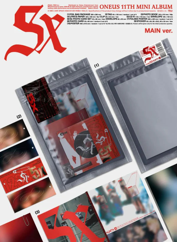 [SIGNED] ONEUS - 5X