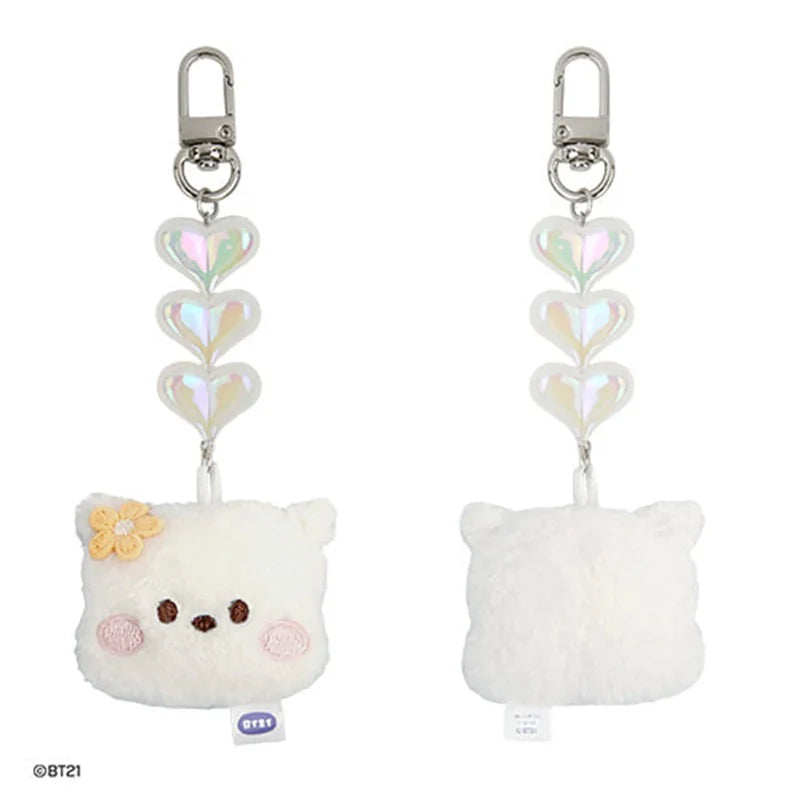 BT21 Beaded Doll Keyring [Face]- RJ