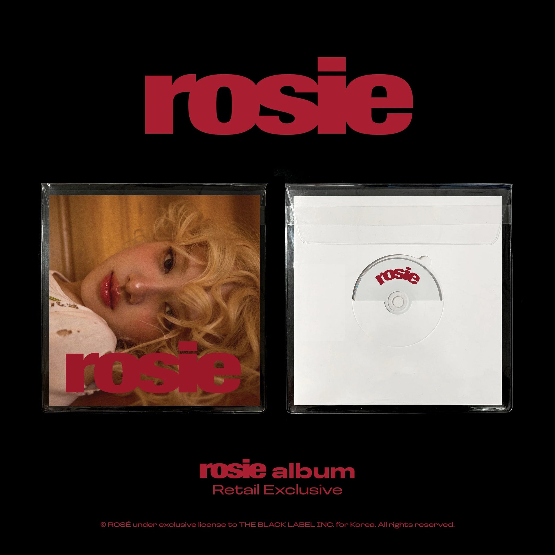 ロゼ　ROSE トレカ　ポップアップ　rosie BLACKPINK ②1 Rosé (BLACKPINK) – ROSIE (Retail Exclusive) [1st Full Album] – KeaPOP