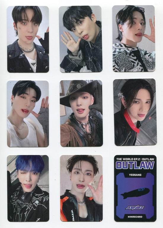 ATEEZ [THE WORLD EP.2 : OUTLAW] MINI RECORD VIDEO CALL EVENT EXCLUSIVE PHOTOCARD