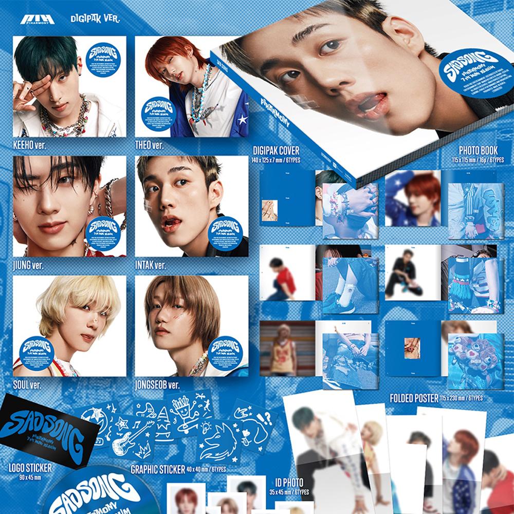 P1Harmony - SAD SONG (Digipak) - Hello82 POP UP Exclusive