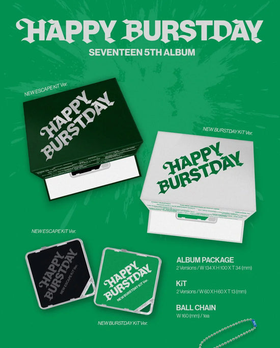 SEVENTEEN - HAPPY BURSTDAY (KIT VER.)