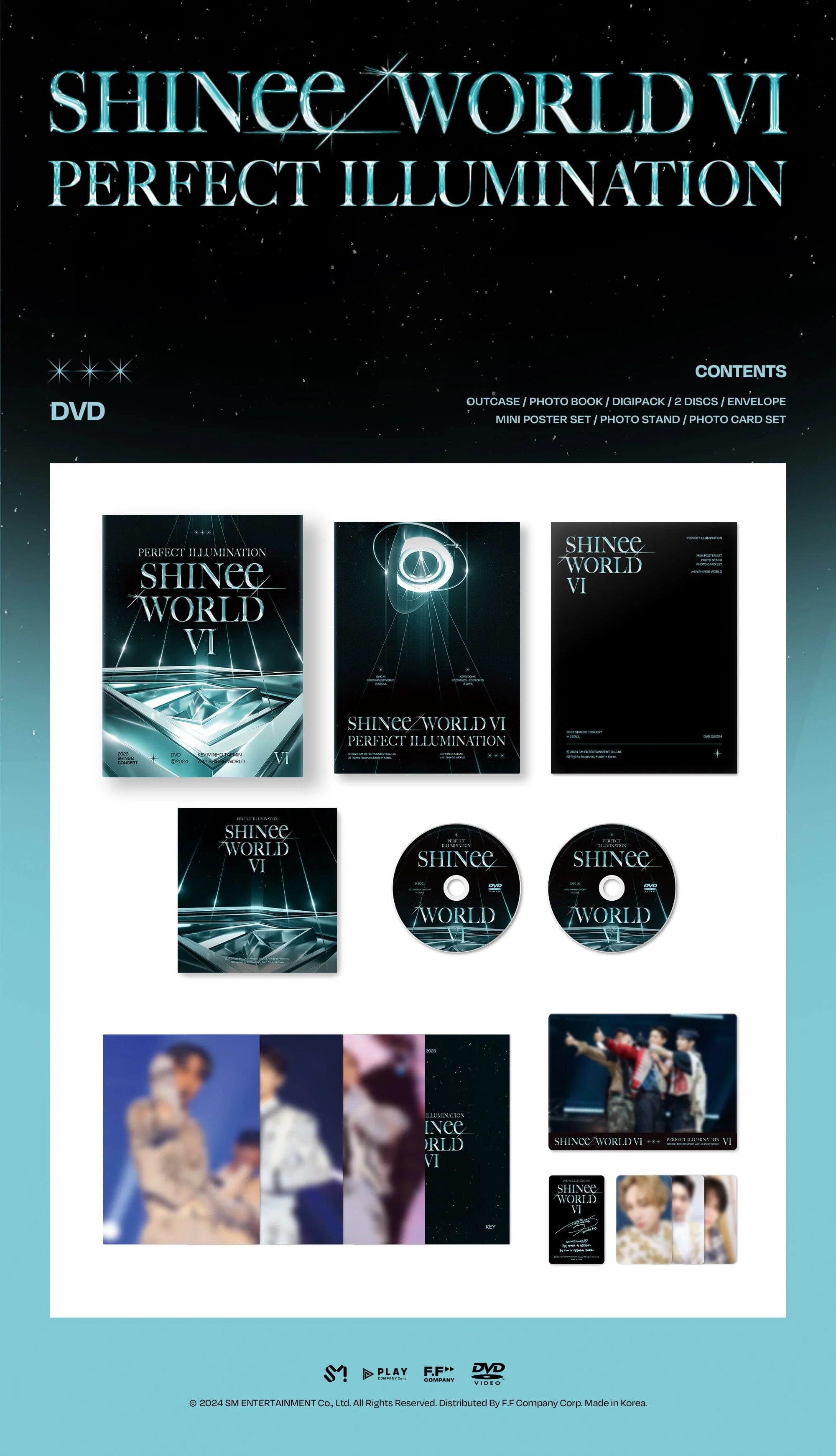 SHINEE - SHINEE WORLD VI 'PERFECT ILLUMINATION' IN SEOUL (DVD & BLU-RAY)