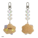 BT21 Beaded Doll Keyring [Face]- SHOOKY