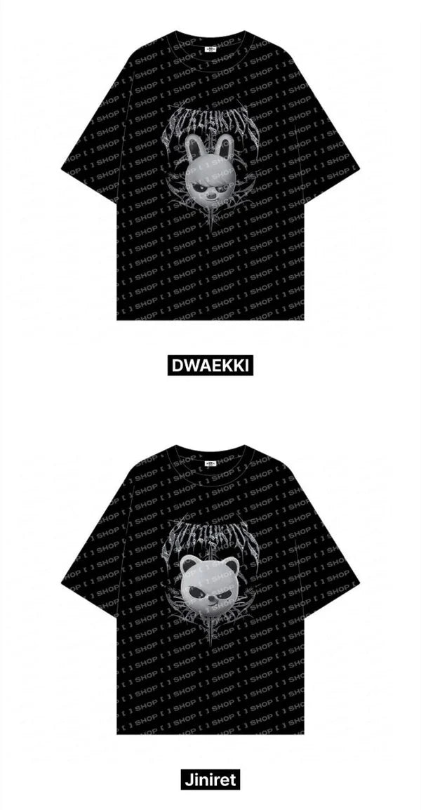 STRAY KIDS - EVIL SKZOO T-SHIRT (DOMINATE WORLD TOUR OFFICIAL MD)