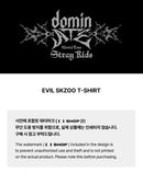 STRAY KIDS - EVIL SKZOO T-SHIRT (DOMINATE WORLD TOUR OFFICIAL MD)