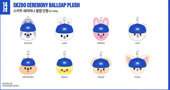 STRAY KIDS - SKZOO Ceremony Ballcap doll - KARMA POP UP STORE OFFICIAL MD 2