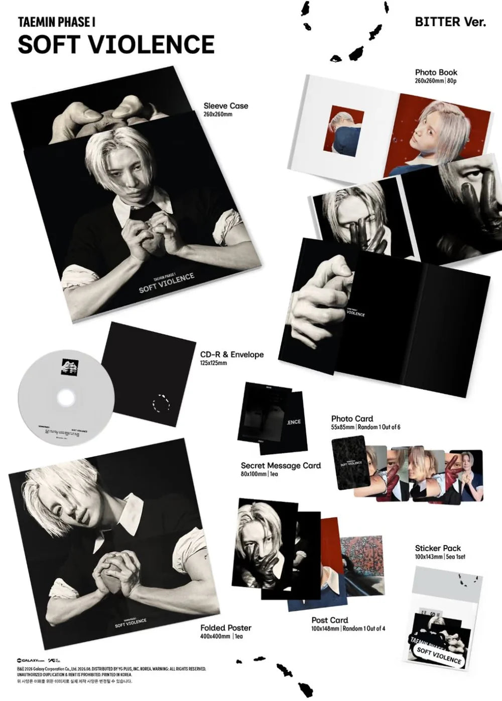 TAEMIN - PHASE I : Soft Violence (Photobook Ver.)