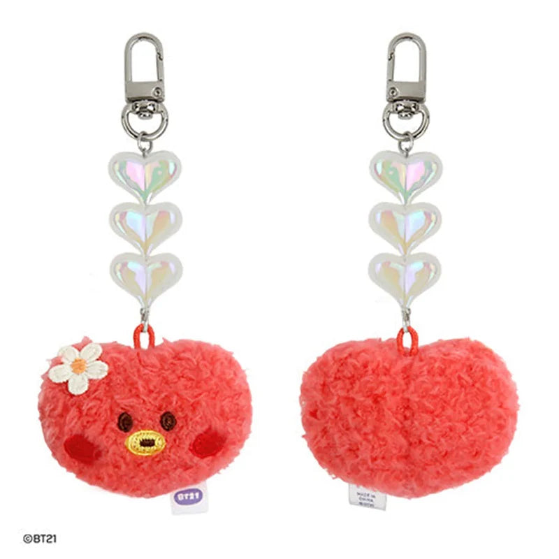 BT21 Beaded Doll Keyring [Face]- Tata
