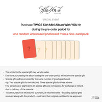 TWICE - WITH YOU-TH (13TH MINI ALBUM)