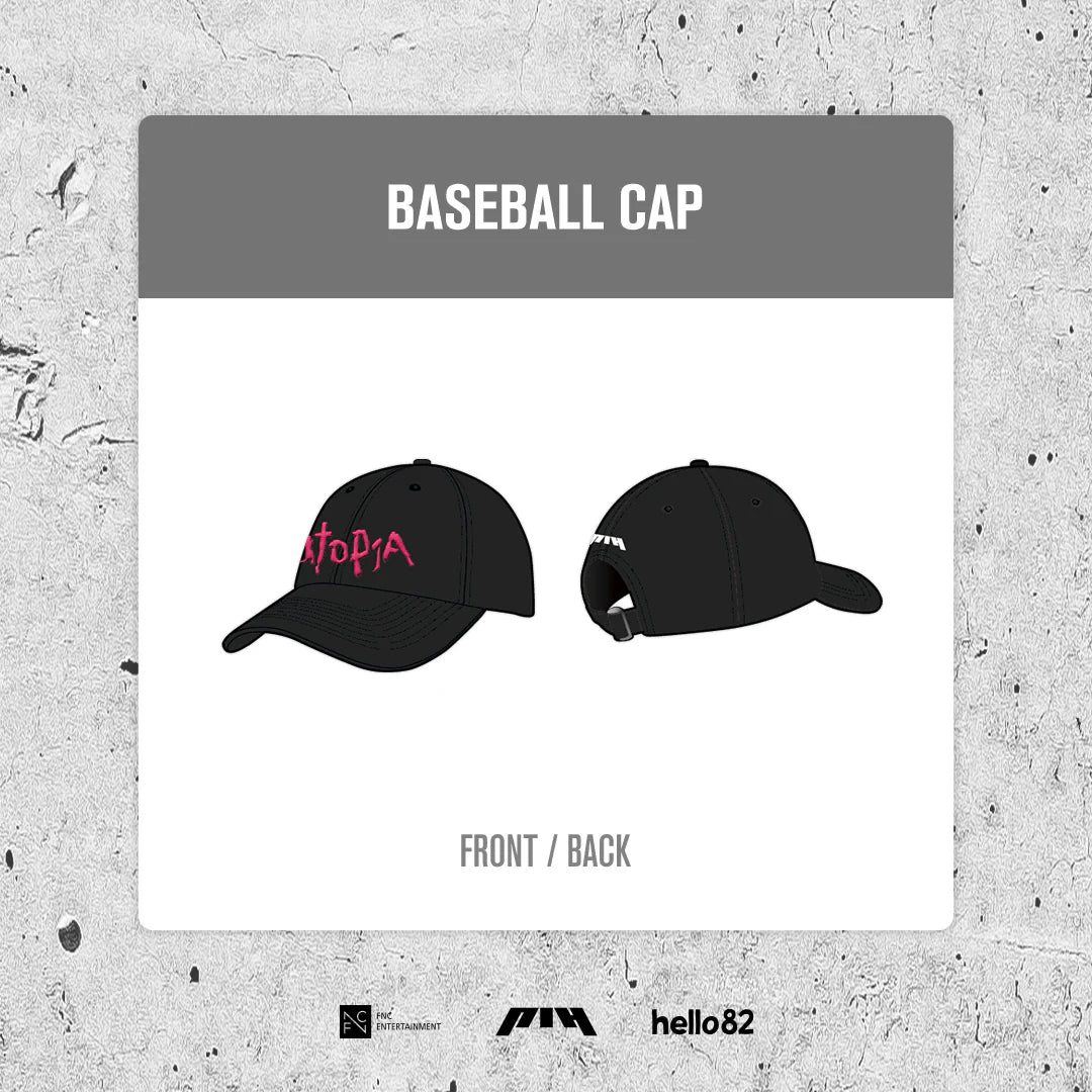 P1Harmony LIVE TOUR 2025 [P1ustage H : UTOP1A] IN EUROPE - BASEBALL CAP