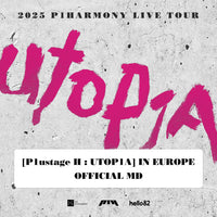 LIVE TOUR 2025 [P1ustage H : UTOP1A] IN EUROPE - black T-SHIRT