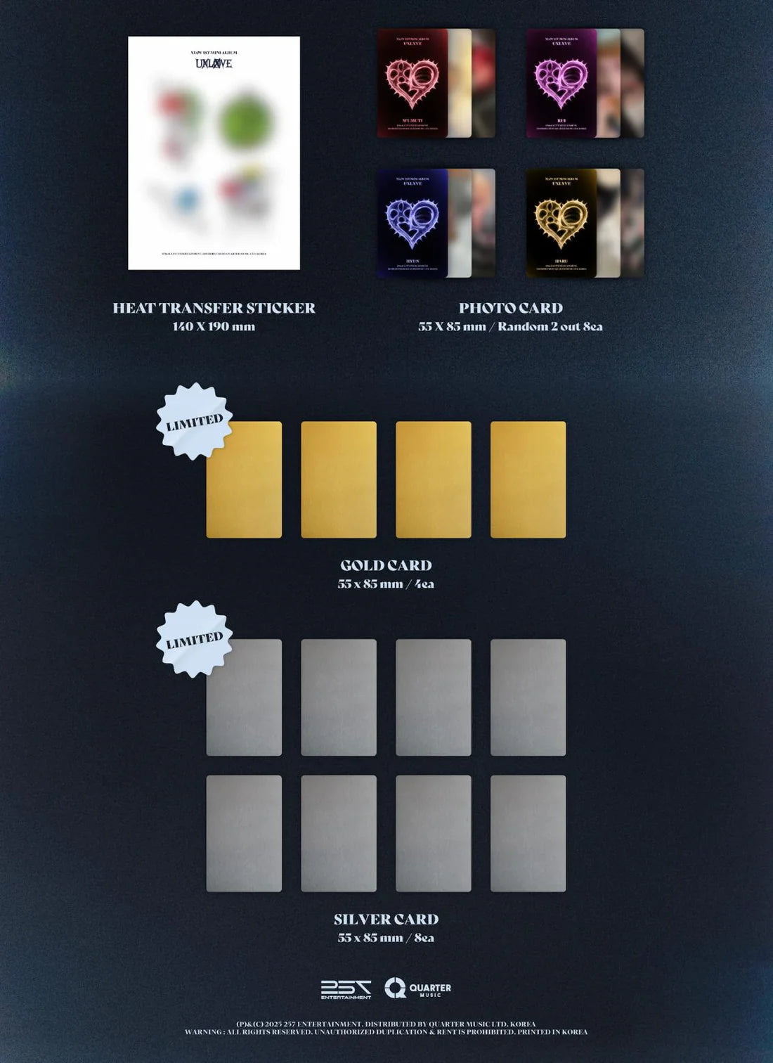 [PRE-ORDER] - SIGNED EVENT - XLOV - UXLXVE - SOLD OUT