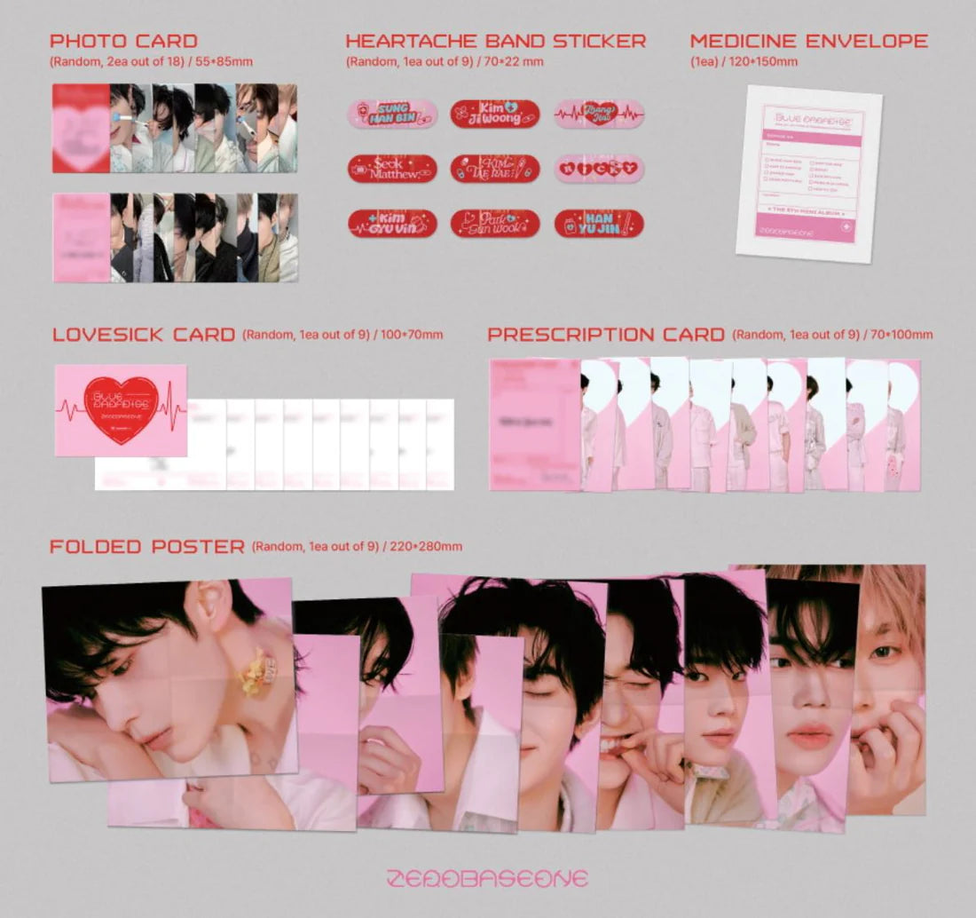 ZEROBASEONE - BLUE PARADISE (Digipack Ver.)